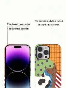 Dual-Layer Pink And Red Striped Heart Pattern Phone Case, Suitable For IPhone 11 To 17 Pro And Max Models. This Durable, Shock-Resistant Protective Case Makes An Ideal Birthday Or New Year Gift. - Multicolor - View 4