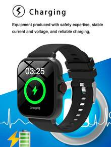 Smartwatch, 1.83-Inch Multifunctional Sports Smartwatch, Featuring Wireless Calling/Music, Message Notifications, Pedometer, Sedentary Reminders, And Multiple Watch Face Wallpapers. Suitable For Both Men And Women, Compatible With Android And IOS. Perfect As A New Year Gift. - View 10
