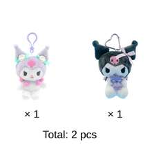 SANRIO Official Authorized Kuromi And My Melody Plush Keychain Collection - Cute Cartoon Bag Charm And Soft Plush Pendant Suitable For Backpacks, Handbags, Tote Bags, Shoulder Bags, Travel Bags, Luggage And Car Rearview Mirrors - Adorable Collectible Accessory For Daily Outfit, Commuting, Travel Decor, Party Costume And Gift Exchange - Perfect Surprise For Birthday, Valentine's Day, Easter, Halloween, Thanksgiving, Christmas, New Year And Other Holiday Celebrations - 彩色 - 查看 19