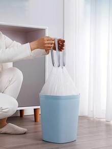 Drawstring Trash Bags, Thick & Large, No Tearing, For Kitchen, Bathroom - Multicolor - View 2