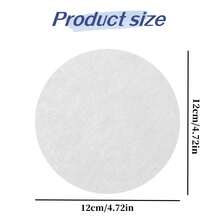 50/150 tờ giấy nướng bánh hamburger chống dính, kích thước 4,72 inch (khoảng 12cm), dễ tách rời, có thể đông lạnh và nướng, thích hợp để ép bánh hamburger, nướng bánh ngọt và bánh pie. - Nhiều màu - Xem 11