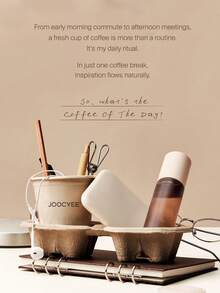 JOOCYEE "COTD Coffee" Collection Limited Gift Box, Makeup Set Includes Lipstick, Primer Spray, Eyeshadow - ALL IN BOX - View 4