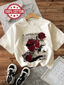 Women T-Shirts - [White] - View 6