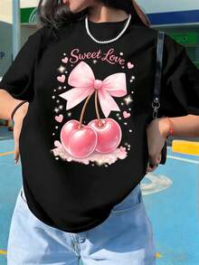 Women T-Shirts - Black - View 1