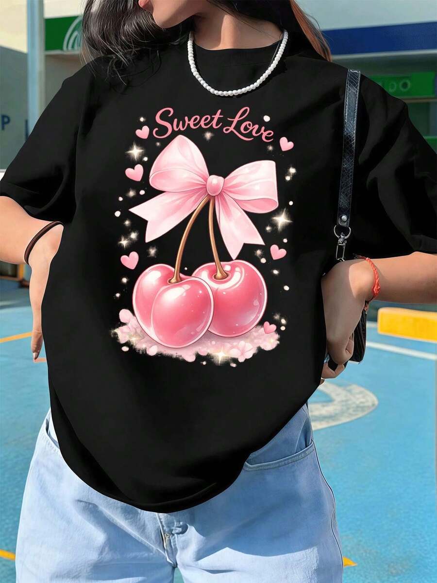 Women T-Shirts - Black - View 1