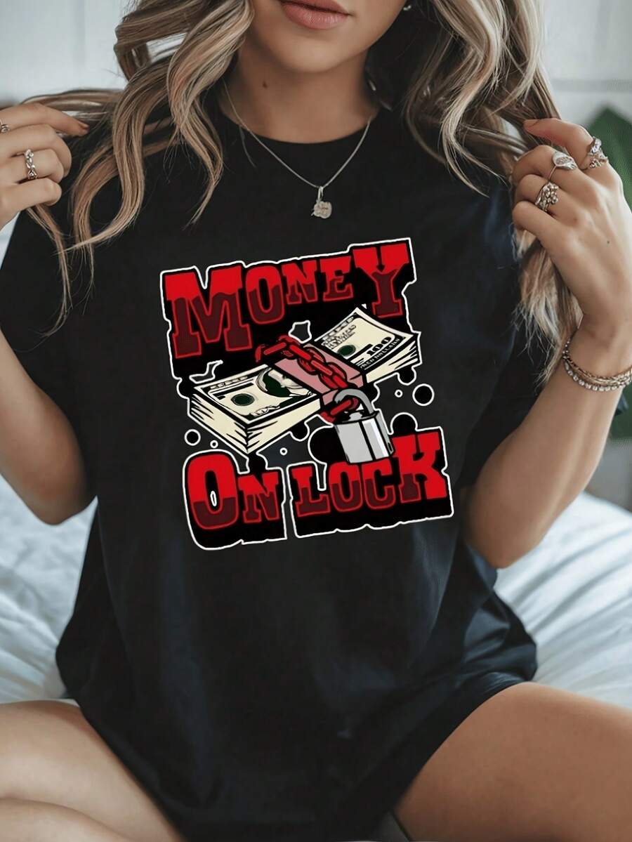 Plus Size T-Shirts - Black - View 1
