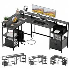 Office Desk - L-shaped - View 2