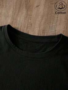 T-shirt décontracté à manches courtes pour femmes, T-shirt à imprimé léopard noir, cœur et papillon, 97% coton à manches courtes, Top de loisirs mignon - Noir - Voir 5