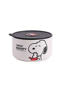SNOOPY 史努比密封食品储存碗，卡通微波炉午餐盒，批发陶瓷碗，微波炉碗 - 彩色 - 查看 8