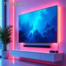 1米-30米音乐同步RGB LED灯带,支持APP和遥控器控制,USB 5V供电,可变色,适用于电视背光、卧室及派对/节日装饰 - TYC-MH - 查看 8