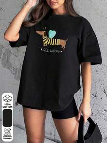 Women T-Shirts - Black - View 3
