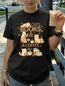 Women T-Shirts - Black - View 1