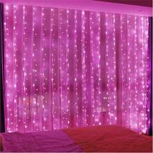 1pc, 3x1M/3x2M/3x3M, Holiday Hanging Decor Lights, USB Powered, Fairy String Lights With Remote Control, 100/200/300 LEDs, Multiple Lighting Modes, Suitable For Christmas, Indoor, Halloween, Thanksgiving, Mother's Day, Bedroom, Wedding, Party Decoration - USB Curtain Light - View 26