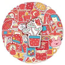 50 Stück Original Polka Dot Doodle kreative frische minimalistische dekorative Aufkleber, geeignet für Notizbücher, Aufbewahrungsboxen usw. Sammelalbum Zubehör Scrapbooking - 50 originelle Polka-Dot-Bilder - Übersicht 6