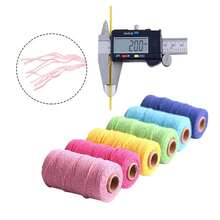 2mm 100m Cotton Rope Cotton Thread, Suitable For Handmade Knitting, Knitting Crafts, Crochet Handmade, Bohemian Decor, Twisted Braided Rope, Handmade Bow Gift Packaging Material, Wedding Decoration, Handmade Gifts, String Lights, Plant Hanging Baskets - 2mm - View 4