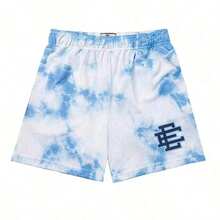 New Summer  EE Basic Mesh Short Classic Floral Printed Gym Shorts 2026 Men's Gym Basketball Sports Beach Shorts Men - Coffee CC - 查看 4
