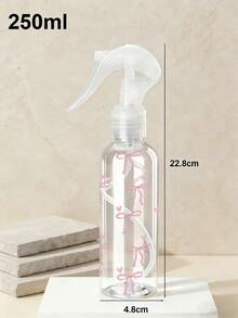 Bowknot Pattern Refillable Travel Spray Bottle, Multi-Functional Fine Mist Spray Bottle Suitable For Travel And Business Trips, Makeup Removal Dispensing, Reusable Hair Spray Bottle For Hairstyling, Cleaning, Plants, Facial Moisturizing - Multicolor - View 7