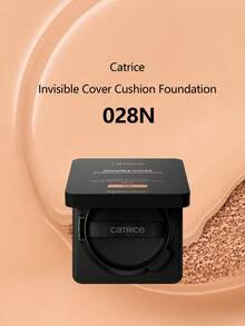 Catrice 隱形遮瑕氣墊粉底 028N,24小時控油霧面妝效,防水輕盈,適合初學者日常使用,禮品,10g/0.35oz - 028N - 查看 4