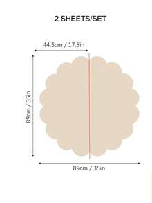 ihomeli Round Wave Edge Wall Sticker, Reading Corner Decor, Round Background Wall Sticker, Large Size Wall Decal, Children's Room Wall Decor, Children's Room Or Accent Wall Decoration - Multicolor - View 13