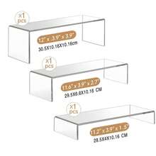 1/3 Giá Đựng Đồ Acrylic Hình Chữ U Trong Suốt, Thanh Món Tráng Miệng, Tượng & Đế Trưng Bày Nước Hoa, Bàn Trưng Bày Bánh, Thích Hợp Cho Đám Cưới, Tiệc, Sự Kiện - Trong sáng - Xem 16