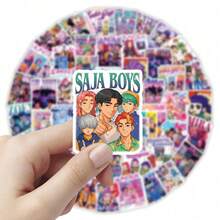 54 buc autocolante drăguțe cu desene animate anime , potrivite pentru scrapbooking, decorare jurnal, meșteșuguri DIY, decor papetărie - Multicolor - Vizualizare 6