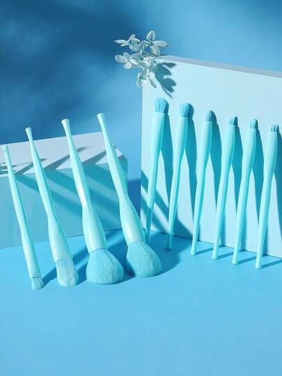 10PCS Makeup Brush Set,All-In-One & Beginner-Friendly | Travel-Ready & Gift-Ready | Perfect For Newbies/Her