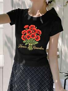 Women T-Shirts - Black - View 2