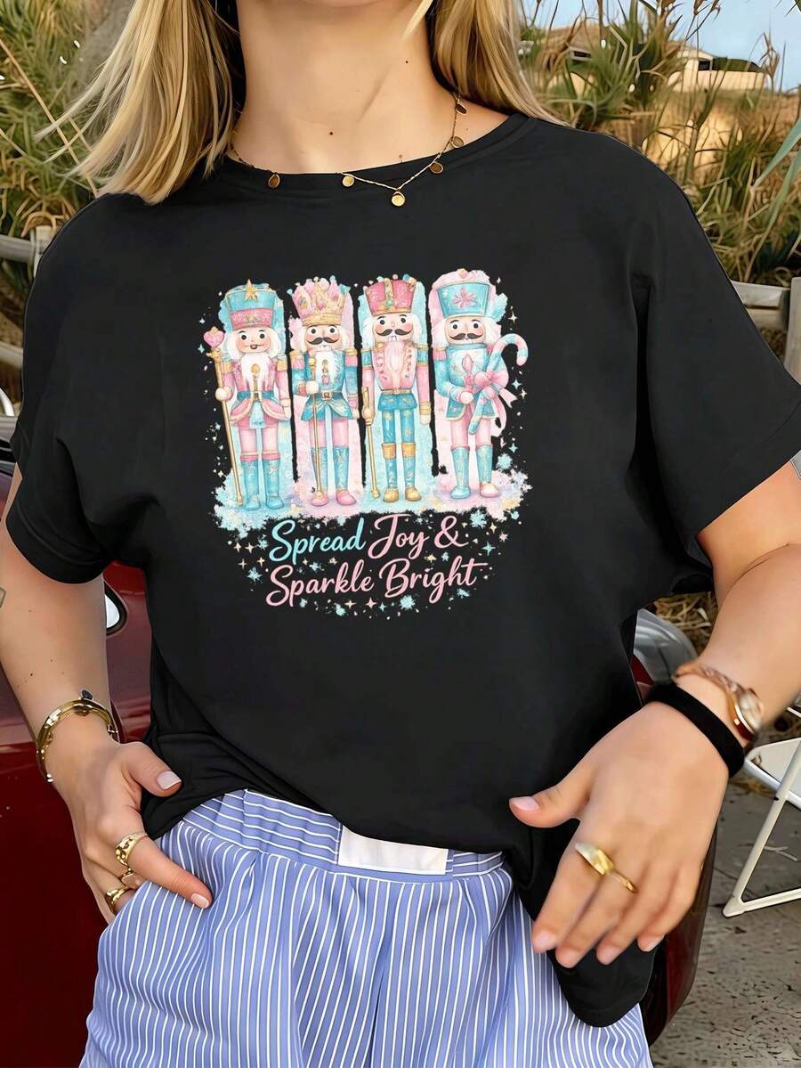 Women T-Shirts - Black - View 1