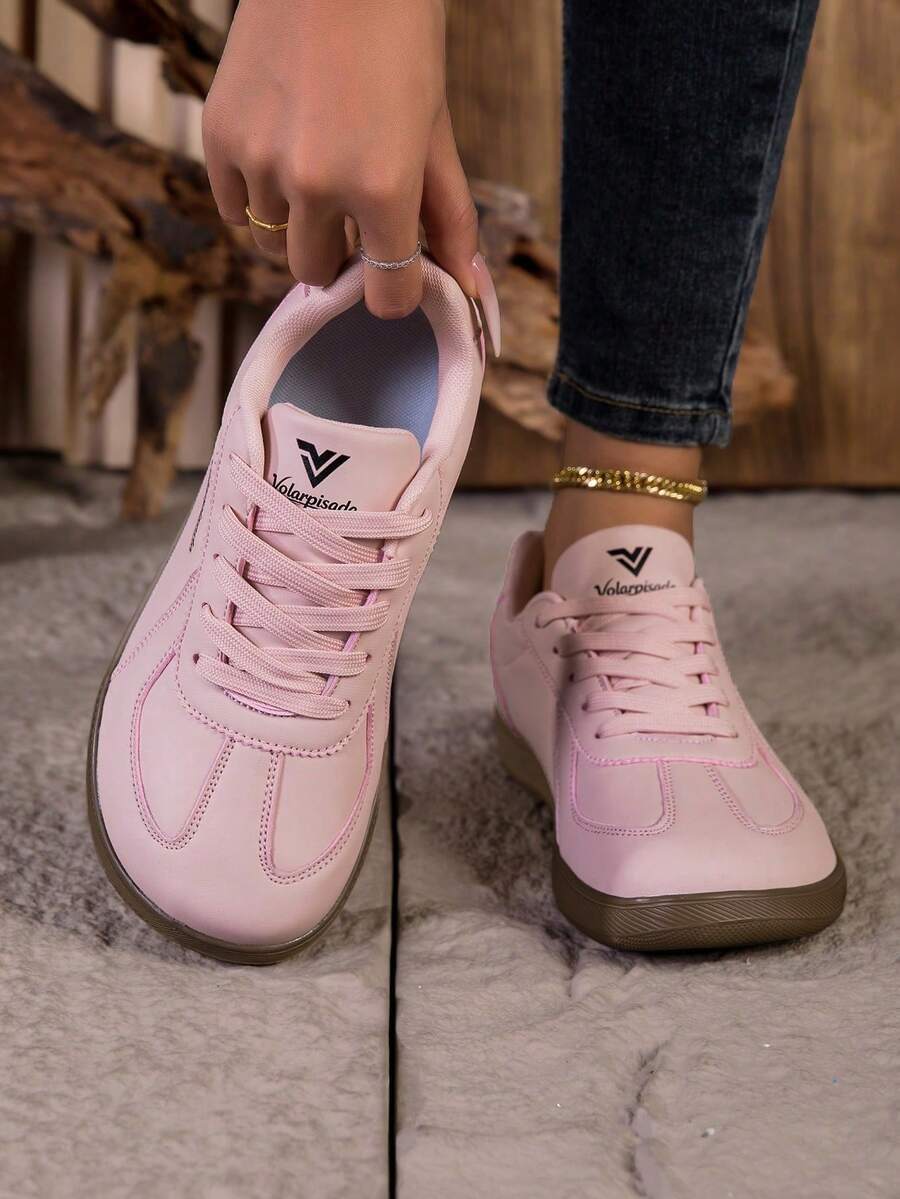 Women Wide Toe Barefoot Fitness Shoes, Light Soft Breathable Training Sneakers For Yoga Gym Outdoor Hiking Wide Feet Balance - 粉色 - 查看 1