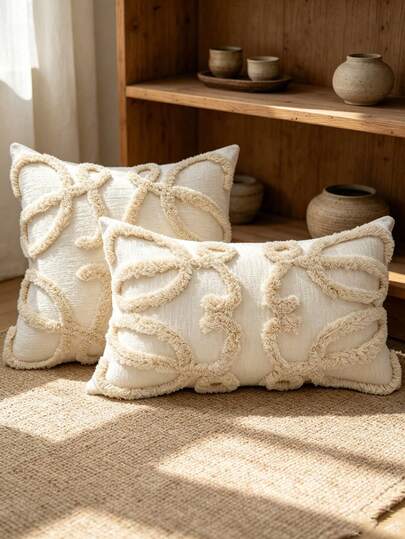 1 chiếc, họa tiết nhung, 45cm*45cm, vỏ gối trang trí nhà cửa hiện đại, thoải mái, chất liệu chenille, thích hợp cho ghế sofa, giường và phòng ngủ, sử dụng trong nhà và ngoài trời, không bao gồm ruột gối.