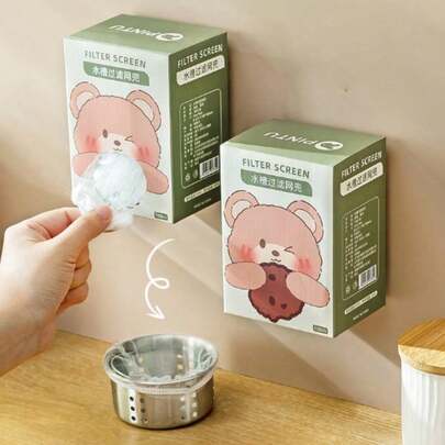 Bộ 100 miếng lưới lọc cặn thức ăn nhà bếp, lưới lọc thoát nước bồn rửa chén cao cấp, phụ kiện gia dụng, thích hợp để lọc rác thải nhà bếp, thức ăn thừa, rác thải, đồ dùng nhà bếp, dụng cụ nhà bếp.