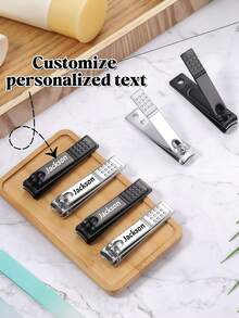 Bộ kìm cắt móng tay cá nhân hóa, khắc tên/logo của bạn, làm bằng thép không gỉ mờ, là lựa chọn hoàn hảo để làm quà tặng; thiết thực và đầy tính cá nhân hóa, đây là món quà độc đáo dành cho người thân yêu của bạn, phù hợp cho các dịp như kỷ niệm, Ngày Valentine, Ngày của Mẹ, sinh nhật, Ngày Thanh niên, cũng như Ngày của Cha, lễ tốt nghiệp, đám cưới và tân gia. - Nhiều màu - Xem 1