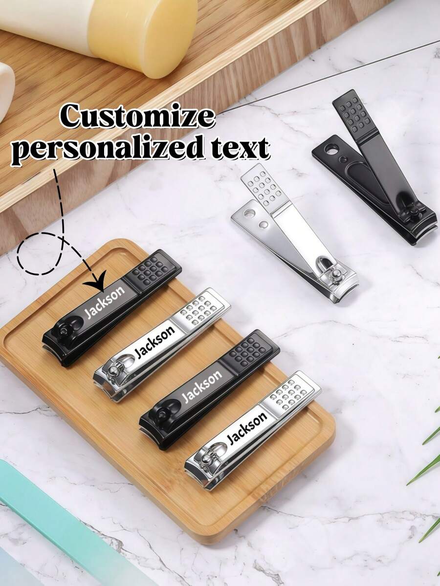 Bộ kìm cắt móng tay cá nhân hóa, khắc tên/logo của bạn, làm bằng thép không gỉ mờ, là lựa chọn hoàn hảo để làm quà tặng; thiết thực và đầy tính cá nhân hóa, đây là món quà độc đáo dành cho người thân yêu của bạn, phù hợp cho các dịp như kỷ niệm, Ngày Valentine, Ngày của Mẹ, sinh nhật, Ngày Thanh niên, cũng như Ngày của Cha, lễ tốt nghiệp, đám cưới và tân gia. - Nhiều màu - Xem 1