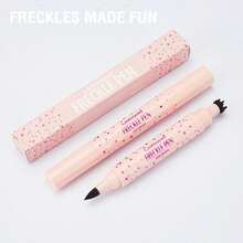 Face Makeup Freckle Stamp Pen Set, 6 Point Air Cushion Waterproof Long Lasting Sun Kissed - Brown - View 9
