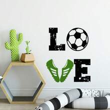2pcs Football Wall Sticker ,2D Flat Printing , Suitable As A Gift For Football Window Sticker , Creative Self-Adhesive , Suitable For Living Room, Bedroom, Dining Room, Study, Bathroom, Glass Decoration And Embellishment - A - View 5