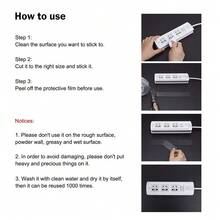 5m/3m/1m Nano Double-Sided Tape, Super Sticky Transparent Waterproof Reusable Adhesive Tape - 3CM Wide - View 5