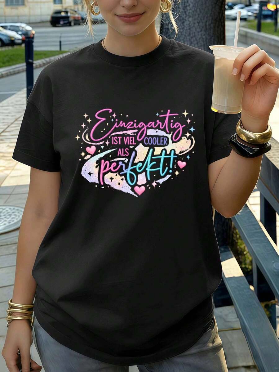 Women T-Shirts - Black - View 1