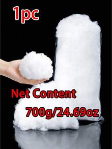 1包高品质聚酯纤维填充物，白色优质填充材料，适用于DIY和填充，白色聚酯纤维填充物，丝纤维，毛绒娃娃棉，优质PP棉，丝棉，低致敏聚酯纤维填充物，乔迁礼物，高弹填充棉，大容量，柔软蓬松，高弹高品质聚酯纤维填充物，超细羽绒面料，真空压缩丝棉混纺 - 填充棉 - 查看 20