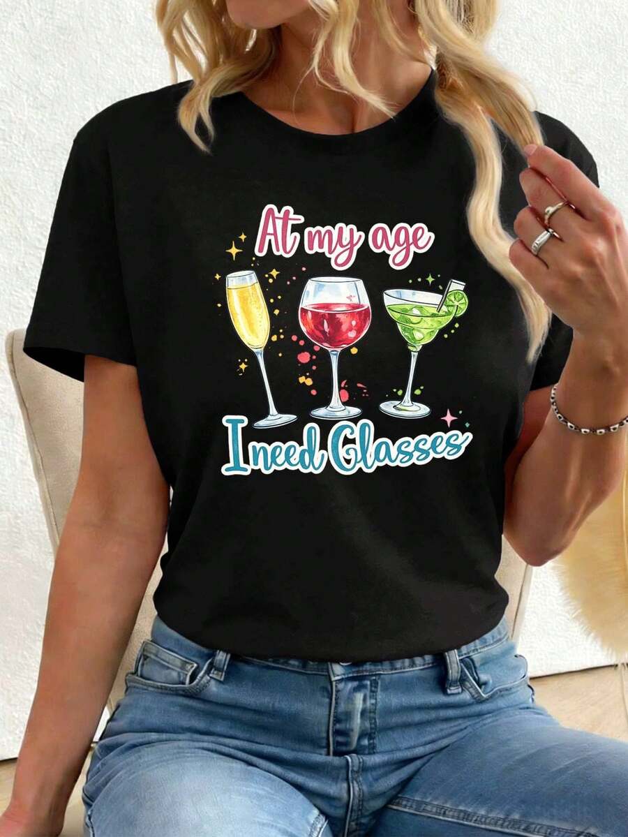 Women T-Shirts - Black - View 1