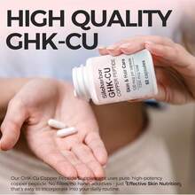 Ghk-Cu Copper Peptide Supplement, 120Mcg High-Purity Supplement For Skin & Hair, - 1 - View 6