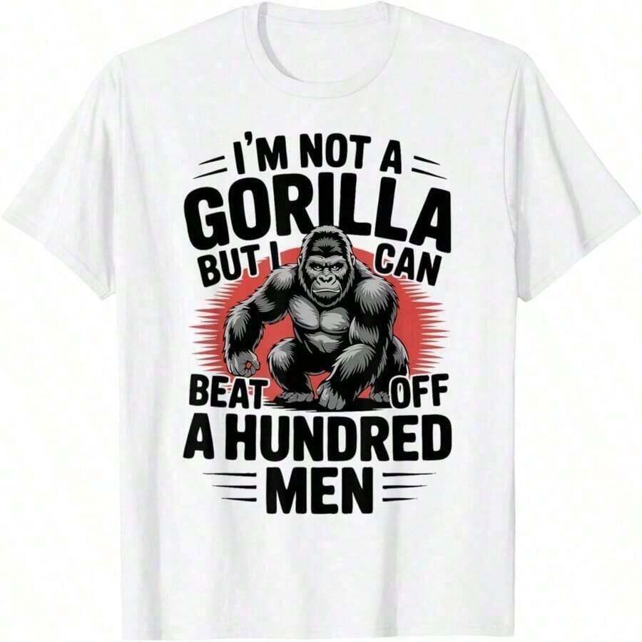 2026 Summer ShirtsNo More Mr Nice Guy Funny Wolf Unhinged Brainrot-ShirtLoose And Comfortabletops Graphic Tee Shirts Western Graphic Tees Men Clothes Camisas Para Hombre Graphic Tees Women Clothes Summer Tops Summer Clothes Graphic Tees - 白色 13 - 查看 1