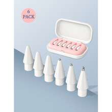 Apple Pencil Pro 替换笔尖，兼容 Apple 第二代/第一代 USB-C 和 Crayon 数位笔，精准操控，静音耐用，笔尖附带笔尖保护盖。 - 彩色 - 查看 34