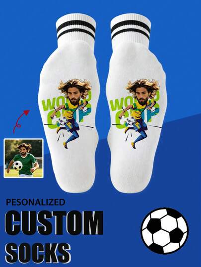 1 Paar personalisierte Bootssocken, personalisierte Gesichtssocken, Paarsocken, personalisierte Fotosocken, personalisierte bedruckte Socken, personalisierte lustige Gesichtssocken, personalisierte Bildersocken, jedes Gesicht kann auf Socken Muster werden, Jahrestags-Geschenk, Valentinstags-Geschenk, Geburtstagsgeschenk, Hochzeitsgeschenk, Herbstsocken
