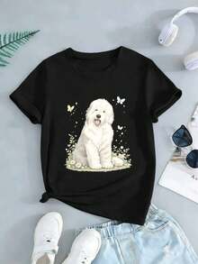 Women T-Shirts - Black - View 2