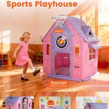 Kids Playhouses - Orange - View 2