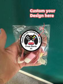 1-240pcs Personalized Labels - Customizable Stickers, Add Any Text, Images, Custom Thank You Labels, Seal Stickers, No Ironing, Back To School - Multicolor - View 6