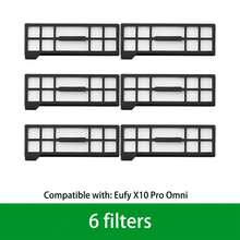 适用于X10 Pro Omni机器人吸尘器的配件：主刷、拖布、尘袋、边刷、过滤器清洁器等。 - 查看 13