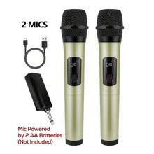 1/2麦克风，无线动圈麦克风，带可充电接收器（麦克风由2节AA电池供电，不包含在内），即插即用，适用于演讲、教堂、课堂、公共广播系统等场合。 - 查看 7