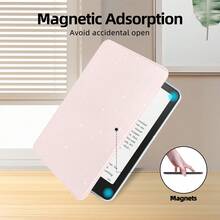 Ốp lưng màu hồng lấp lánh cho Kindle Paperwhite thế hệ 1-6/11 (2024/2022) - Mặt lưng acrylic trong suốt, chống sốc toàn thân, tự động bật/tắt màn hình thông minh. - Hồng - Xem 4