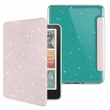 Ốp lưng màu hồng lấp lánh cho Kindle Paperwhite thế hệ 1-6/11 (2024/2022) - Mặt lưng acrylic trong suốt, chống sốc toàn thân, tự động bật/tắt màn hình thông minh. - Hồng - Xem 10